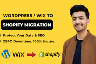 professionally migrate wordpress to shopify, preserving your data and SEO