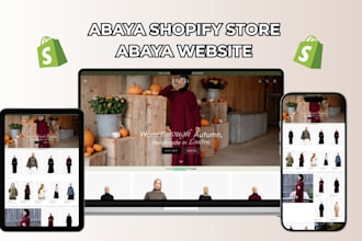 build abaya website abaya store clothing store shopify store islamic wears store