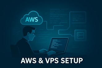 set up and deploy your app or website on AWS or vps