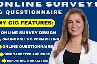 create professional online form using jotform, typeform, or google form