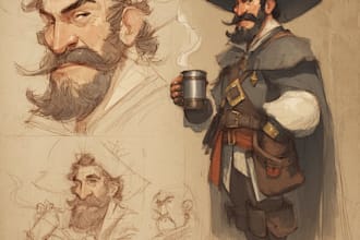 create concept art and illustration