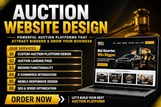 auction website bidding website auction multivendor website car auction bidding