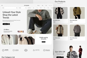 build shopify fashion clothing store for streetwear y2k activewear clothing bran