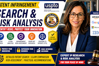 conduct a patent infringement search and risk analysis