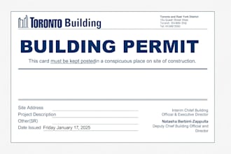 prepare architectural drawings for building permits in ontario