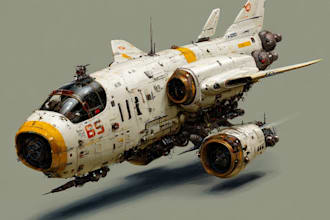 design spaceships and sci fi vehicles