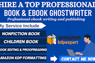do ebook writer ebook ghostwriter self help book writer non fiction ebook writer