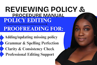 review, edit and format home care group home healthcare policy and procedure