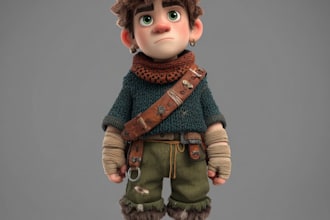 make a character for game