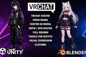 fix rig port and convert 3d vtuber vrchat avatar vroid vrm model warudo gmod mmd