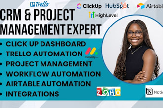 hubspot campaign dashboards monday CRM boards notion project systems gohighlevel