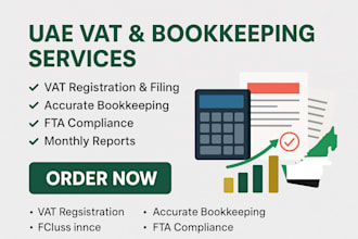 provide accurate uae vat registration, filing, and bookkeeping services