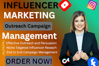manage and outreach your social media influencer marketing campaign