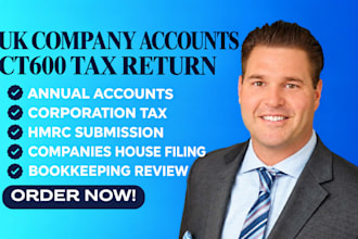 prepare and file UK company accounts and ct600 corporation tax return