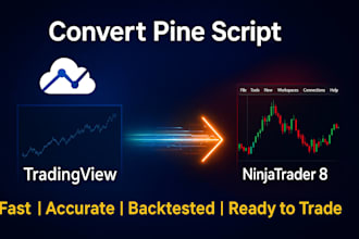 convert your tradingview pine script into a ninjatrader 8 bot or indicator