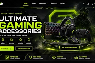 gaming accessories shopify store gaming website video game gaming store gaming