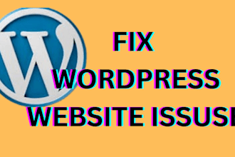 fix wordpress issues, fix wordpress,wordpress bug,wordpress