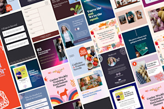 canva design for instagram, facebook, tiktok post, canva ebook design canva post