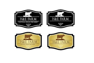 design farm agriculture cattle cow logo