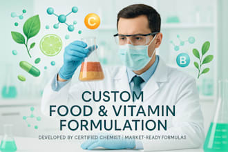 do food formulation, formulation chemist, vitamin and product development