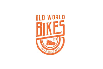 design aesthetics motorcycle parts and service logo