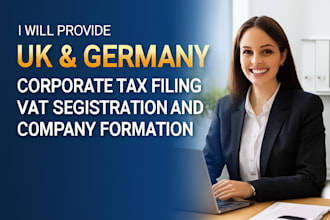 handle UK, germany corporate tax filing, ct600, vat registration