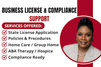 assist hospice care, group home with license application and state compliance