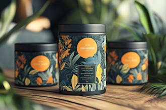 design a creative food product packaging, pouch, box design