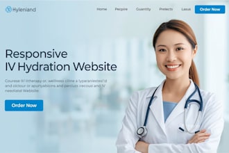do iv hydration website spa hipaa compliant concierge mobile iv therapy website