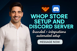 setup your whop store with discord integration for digital product