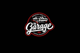 design vintage style automotive mechanic logo