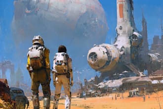 sci fi illustration and sci fi art