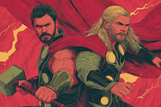draw a superhero comic