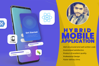 create elegant and modern hybrid application