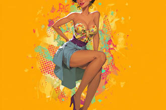 do a pin up girl and pin up girl