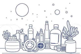 draw professional product line art and illustrations