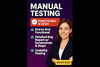 do app testing, web app testing, qa testing with detailed bug report