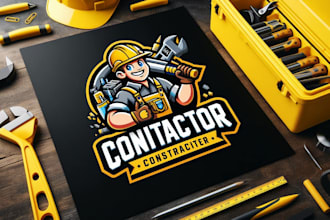 design a powerful contractor logo for your brand