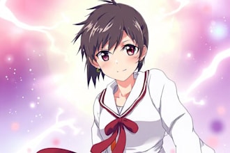 draw anime and manga character illustration