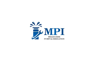 design surprising pump and irrigation service logo