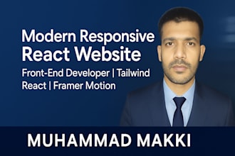 develop modern responsive react website development for business growth
