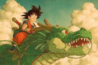 do any dragon ball style illustration for you