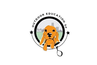 design outstanding puppy training company logo