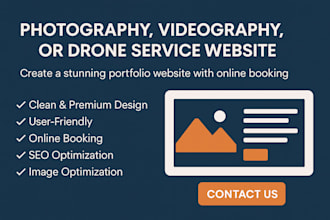 design my photography website, photographer booking  website, portfolio, wedding