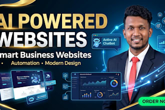 create an ai powered web sites for your business
