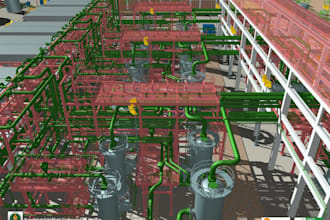 develop 3d model using plant 3d