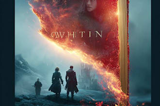 do fantasy book cover, thriller book cover design