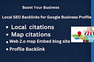 local SEO citations backlinks for google business profile