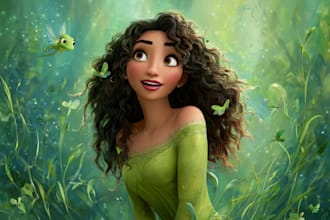 make amazing disney portrait in may style