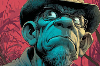 draw comic character or comic book illustration
